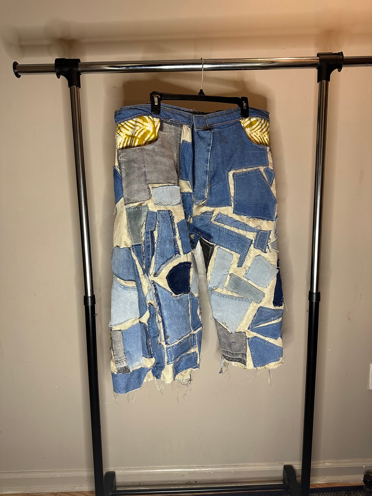 Tile Denim Pants