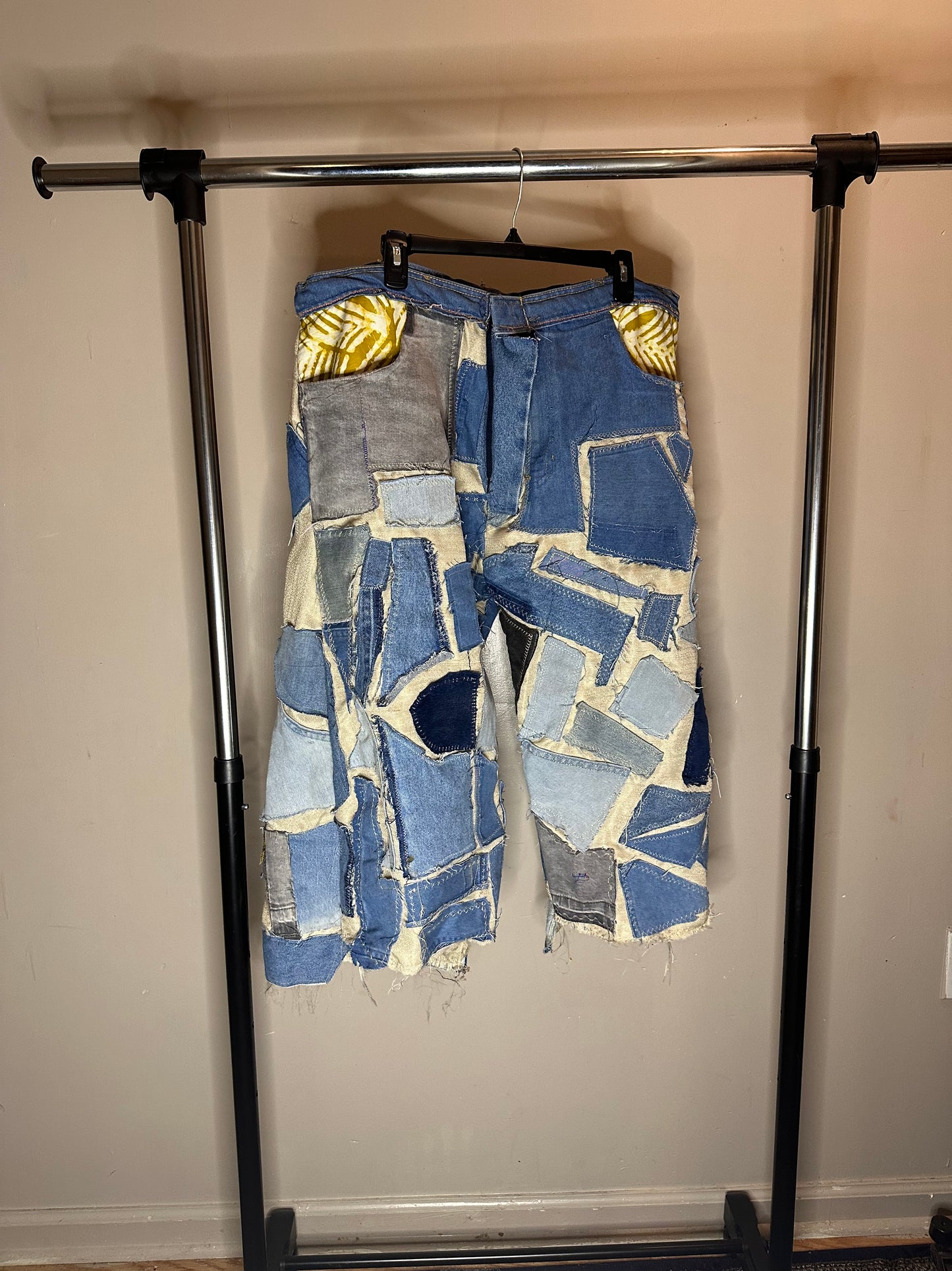 Tile Denim Pants