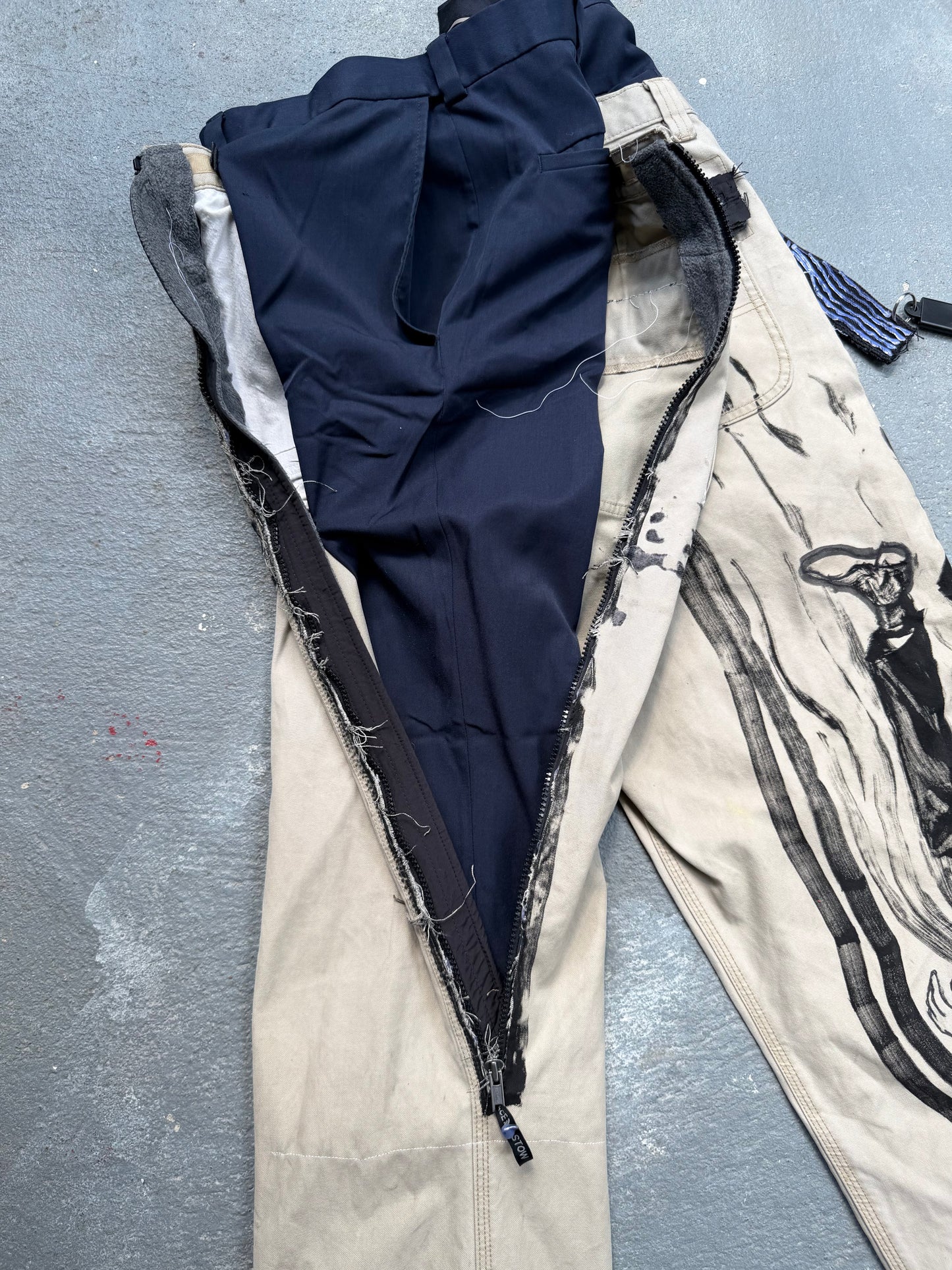 Peeled Work Pants