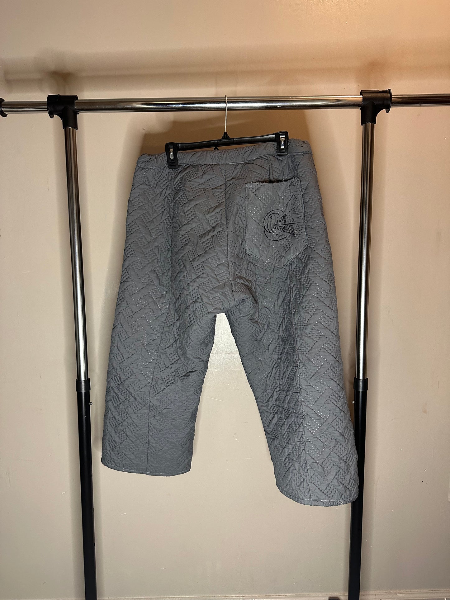 Press Quilted Nubati Cut Pants