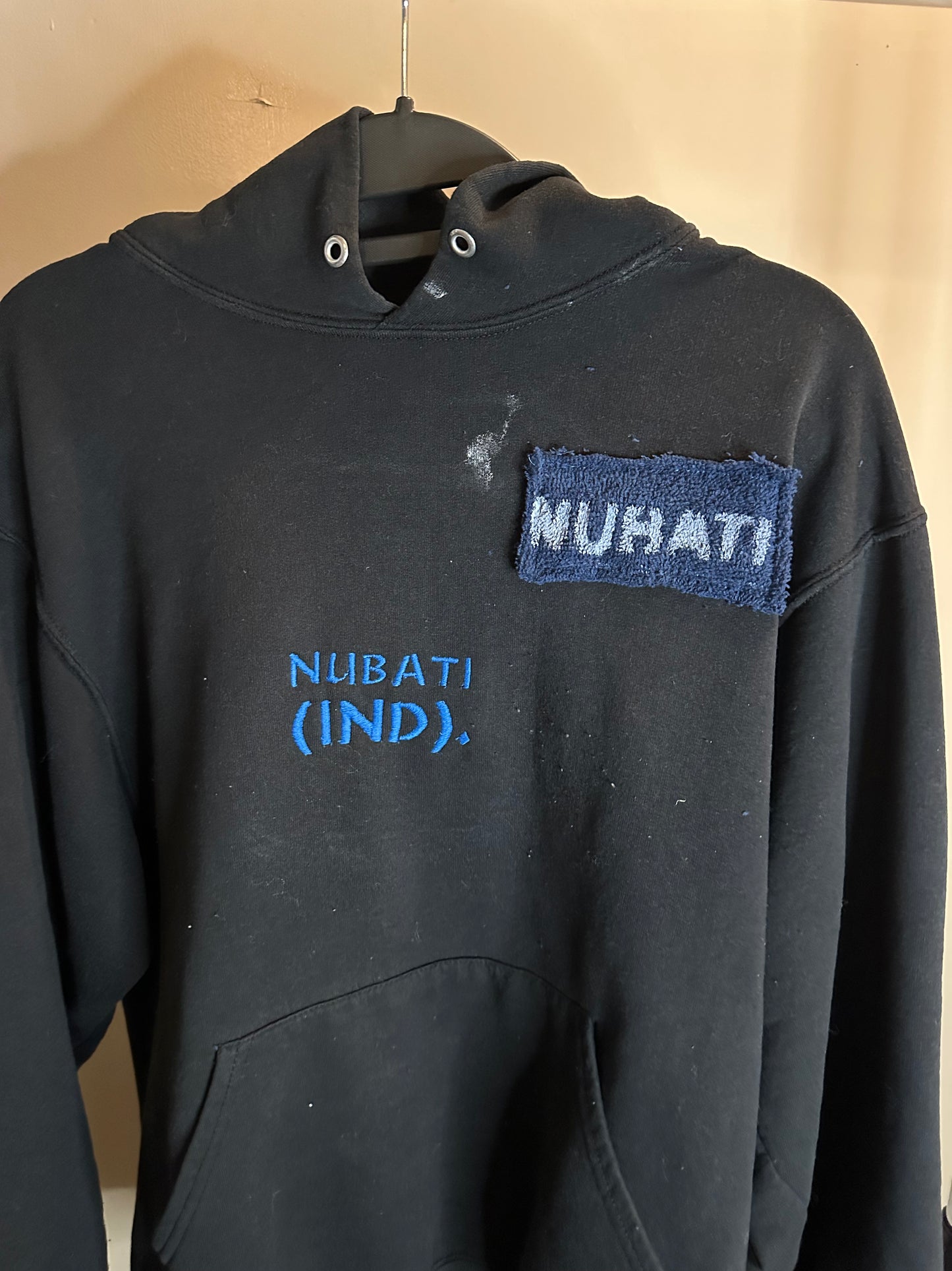 NUBATI embroidery hoodie