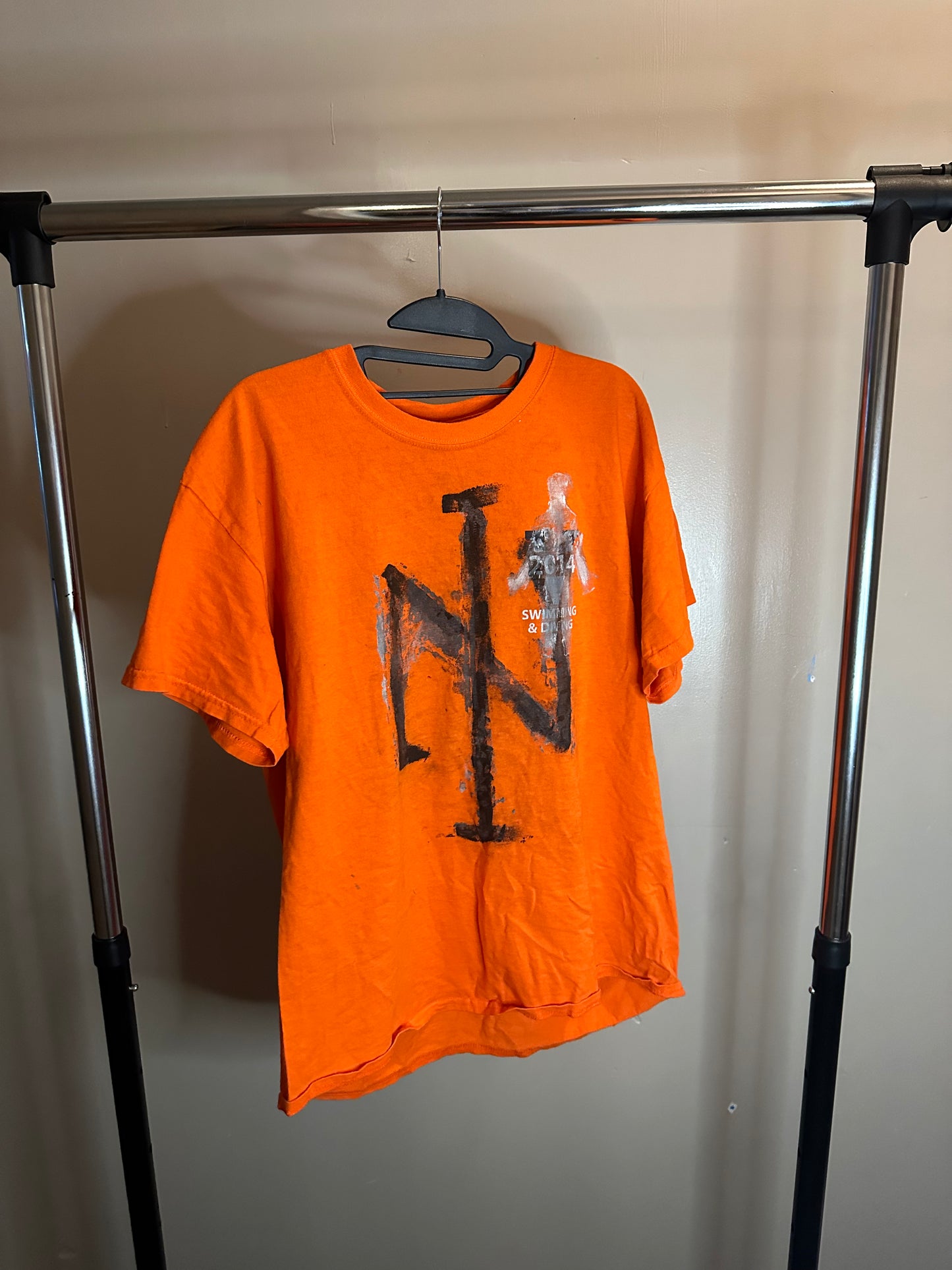 Orange college tee