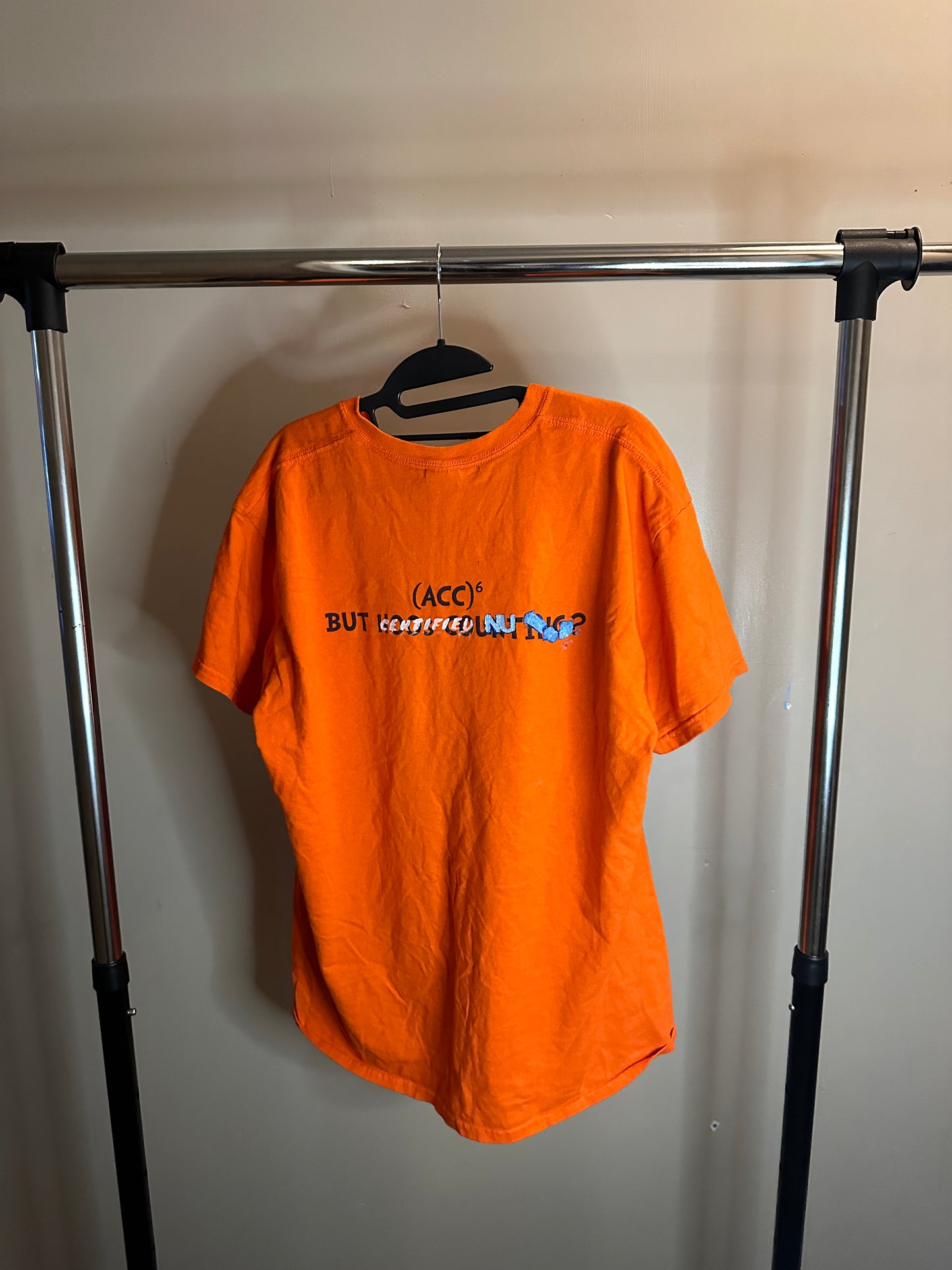 Orange college tee