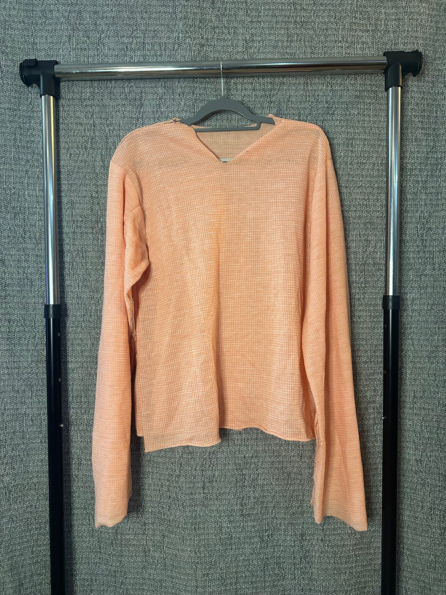(A)Pink Wide Arm Sweater